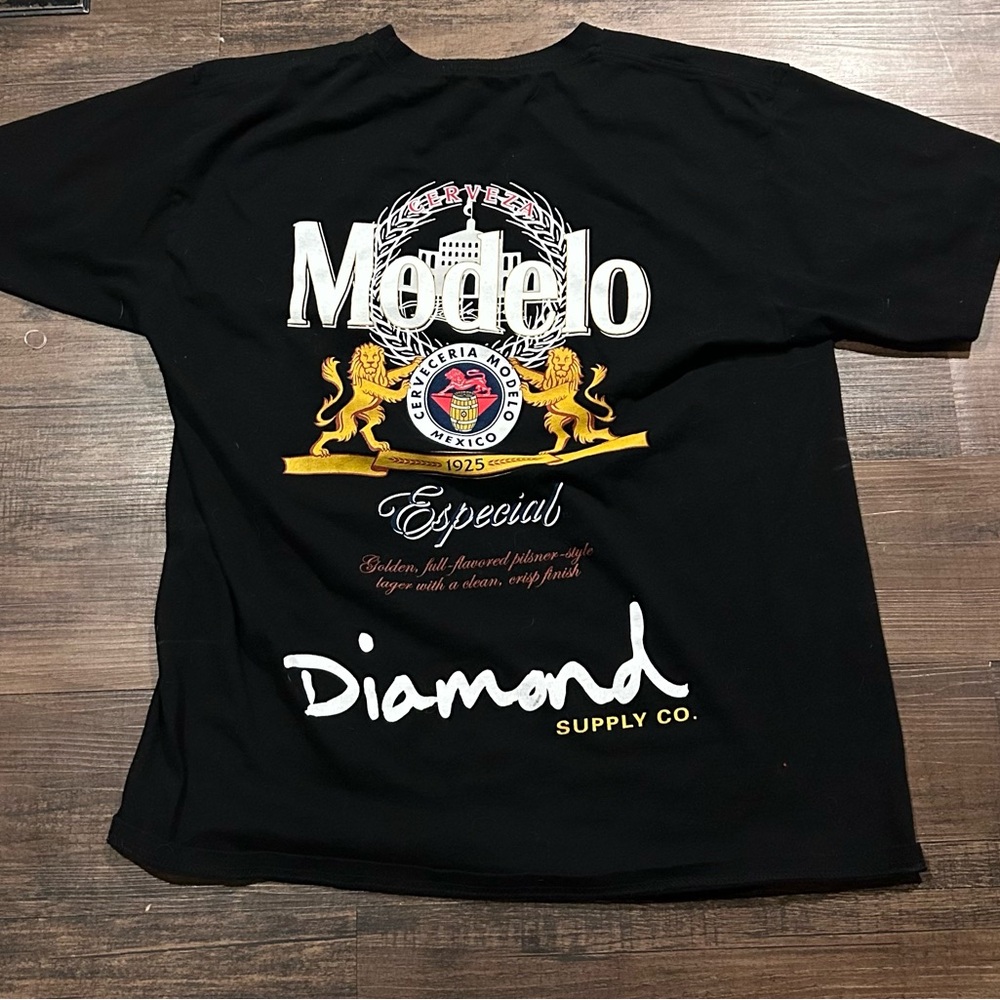 Diamond Supply Co. Black Modelo Graphic T-Shirt